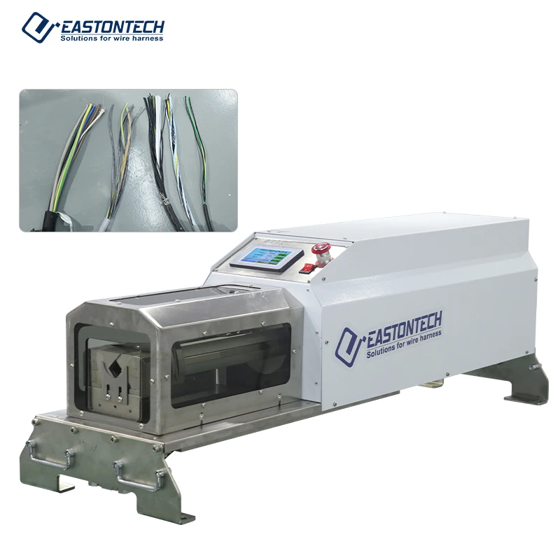 EASTONTECH EW-10UT-3 Rotary blade wire insulation strip machine copper wire sleeve removing machine electronic cable striper