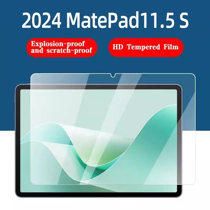 

2Pcs HD Tempered Glass Film For Huawei Matepad11.5S 2024 DMG-W00 TGR-W10 Screen Protector film tablets for Matepad 11.5"S 11.5S