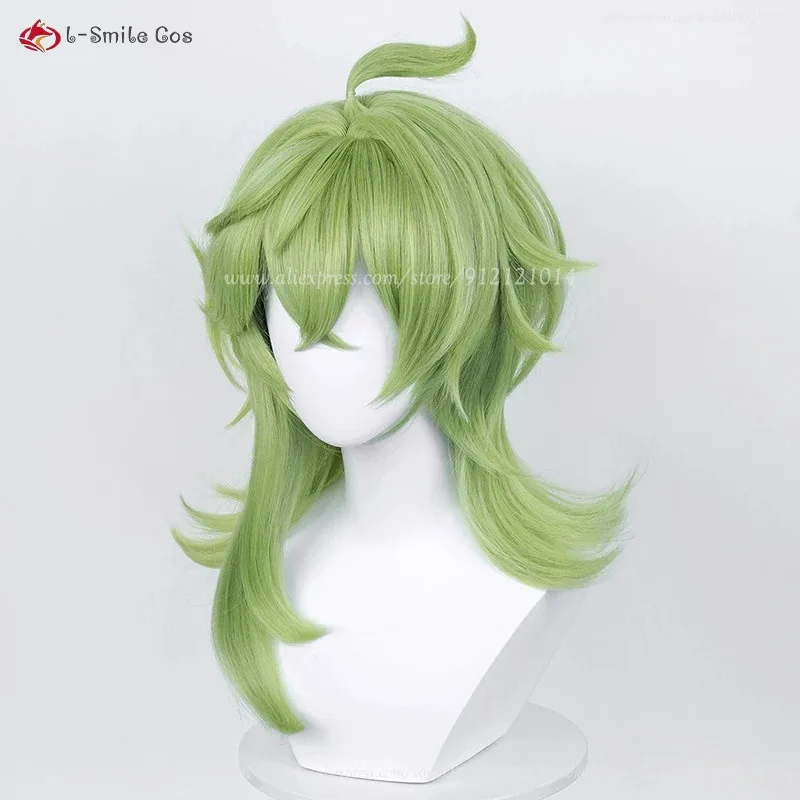 111 www لعبة Sumeru Collei تأثيري 55 سنتيمتر طويلة مقاومة للحرارة الشعر الاصطناعية هالوين حفلة أنيمي الباروكات + غطاء شعر مستعار