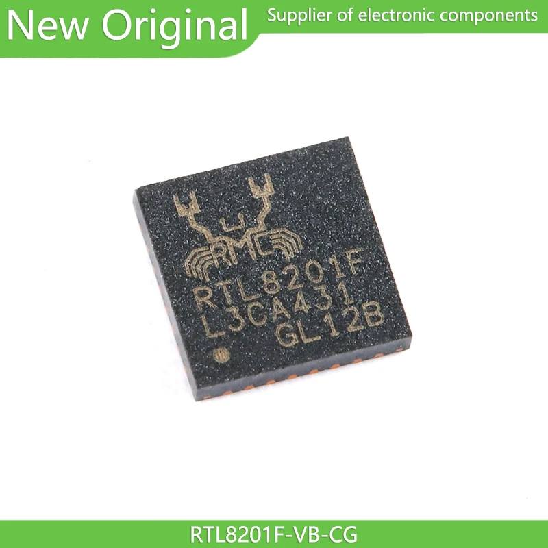 

(10PCS) RTL8201F-VB-CG RTL8201F QFN-32 Chipset Ethernet transceiver 100% original New