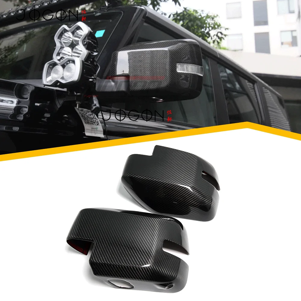 Cubiertas de Espejos Laterales de Fibra de Carbono para Ford Bronco Heritage Outer Banks Off-Road Badlands Sport Wildtrak 2021 2022 2023 2024 2025