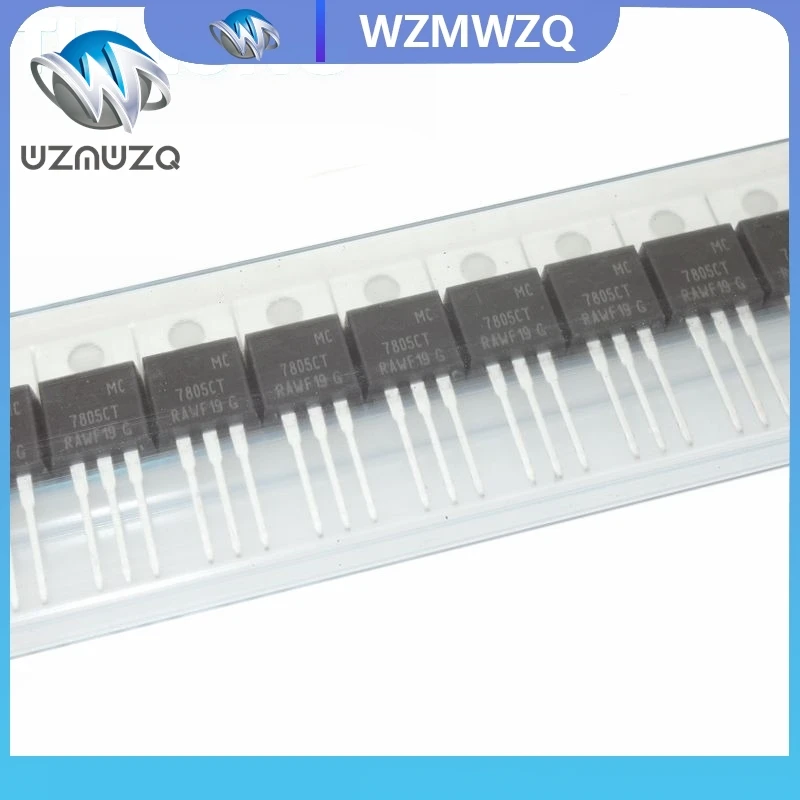 

10pcs MC7805CT TO220 7805CT MC7805CTG TO-220 MC7805 Three-terminal regulator