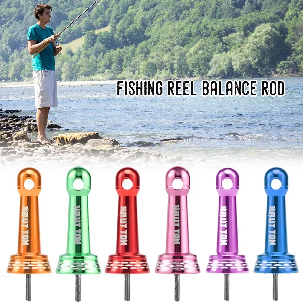 Fishing Wheel Stabilizer Bar Metal Fishing Accessories Stand Stand Protection Reel Balance Fishing Lightweight Fis E8U0