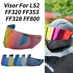 LS2 Siperlikleri FF320 Akışı FF353 Hızlı FF328 FF800 Motosiklet Kaskı Orijinal Ekstra Lens Değiştirin Siyah İridyum Gümüş
