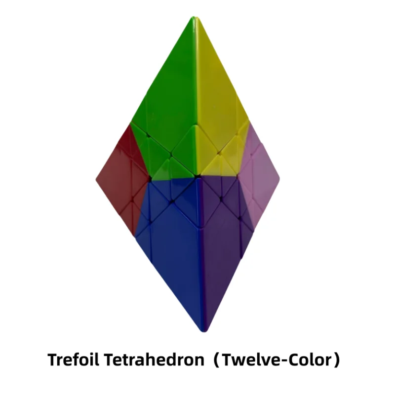 

Fangshi Trefoil Tetrahedron (12 цветов) Волшебный куб Pyraminx Speed Cube Профессиональные игрушки-головоломки Детский подарок Magico Cubo Puzzle