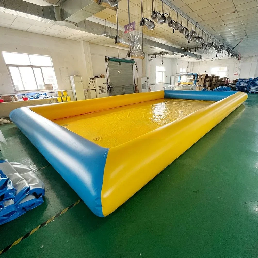 

Blue And Yellow Custom Inflatable Swimming Pool Inflatable Pool For Sales