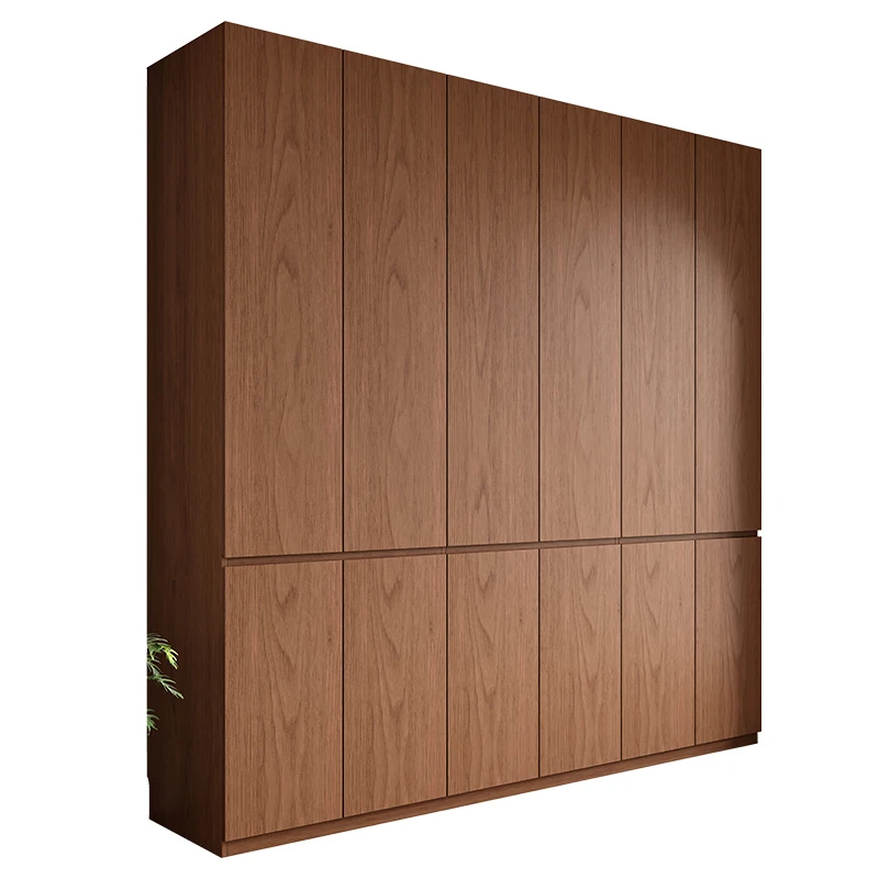 

Дубовый шкаф для спальни, дома, сегментированный современный простой шкаф для хранения вещей, шкаф