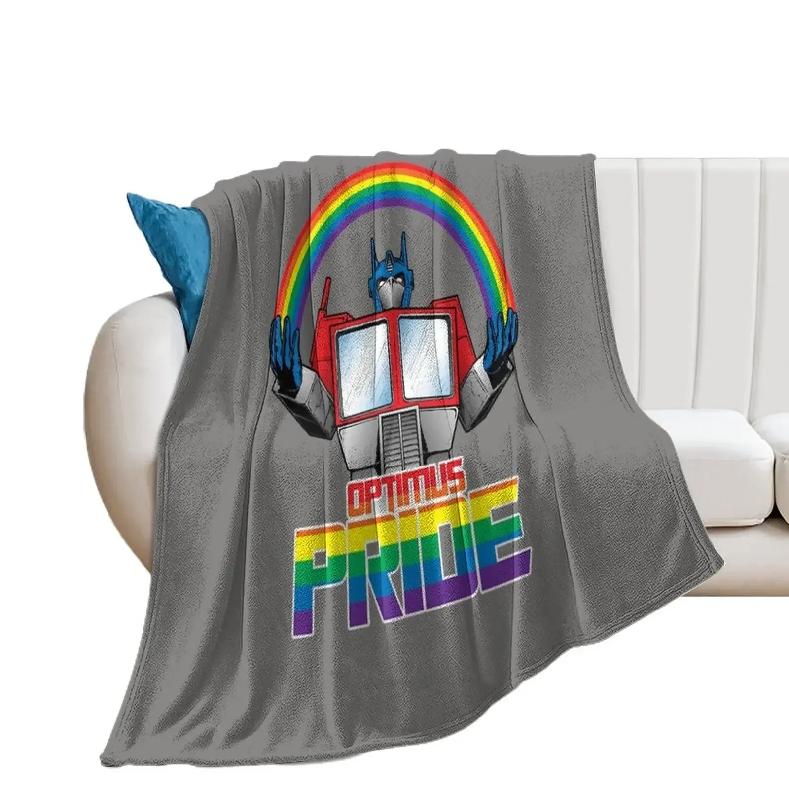 Optimus Pride Throw Blanket Summer Beddings Warm Sofa Quilt Blankets