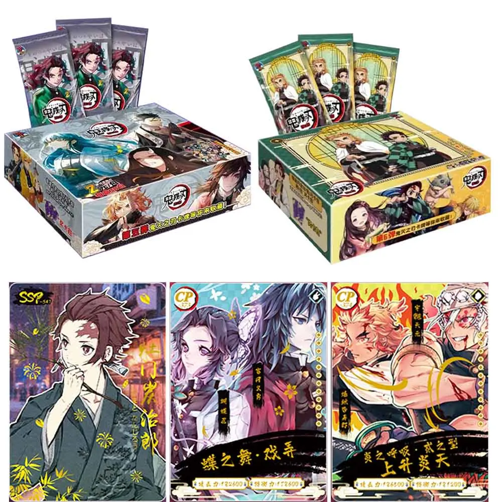 

The New Demon Slayer Card Rare SSP Card Deluxe Edition Card Nezuko Tanjiro Kanawo Collection Card Toys Gifts