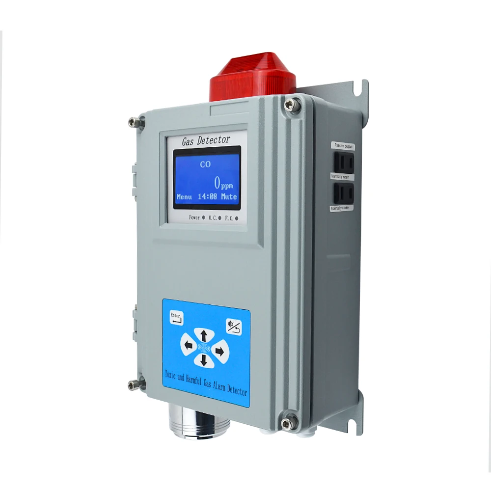 Treo Tường Đa Máy Dò Đồng O2 H2S CH4 Gas Rò Rỉ Một-L-Một-R-M màn Hình