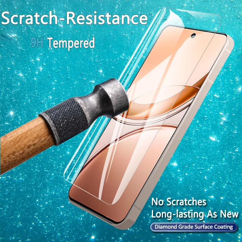 1-4 قطعة واقيات الشاشة لـ Vivo V50 Lite 4G 6.77 "الزجاج المقسى والكريستال عالي الألومنيوم المضادة للخدش حافظة بصمة صديقة