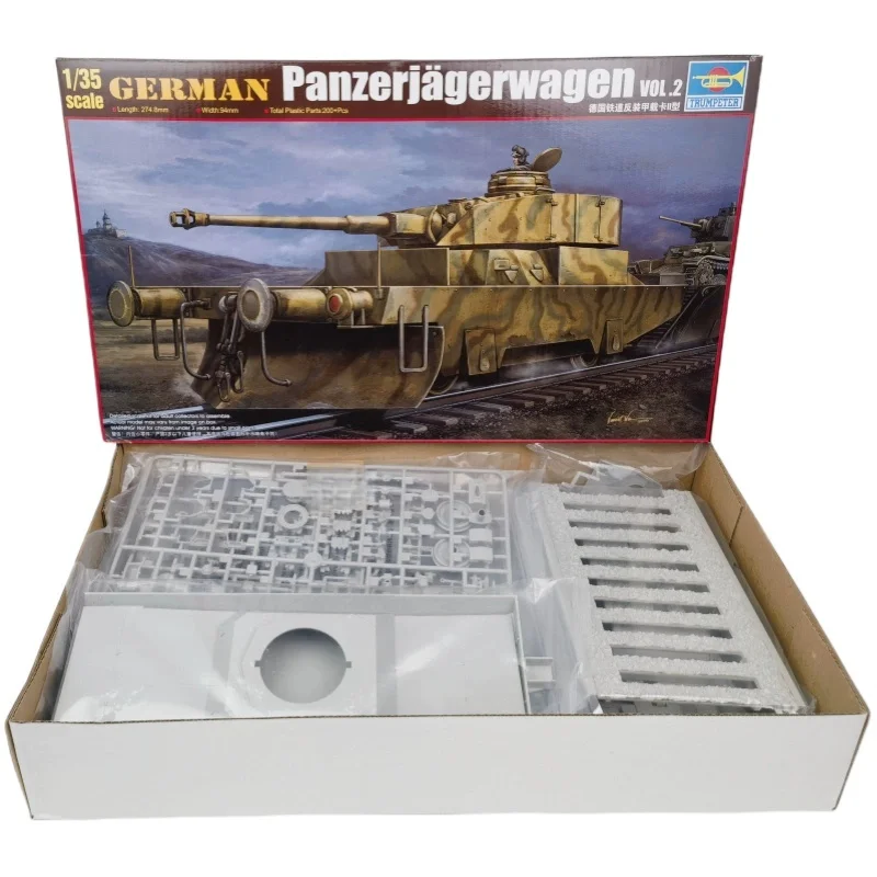 TRUMPETER 1/35 German Panzerjagerwagen Vol.2 Plastic Assembly Puzzle Model