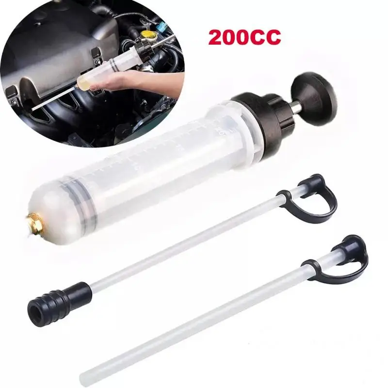 

200CC Syringe Type Oil Fluid Extractor Manual Suction and Injection Tool for Car Brake Fluid Oil Change and Automotive Cleaning