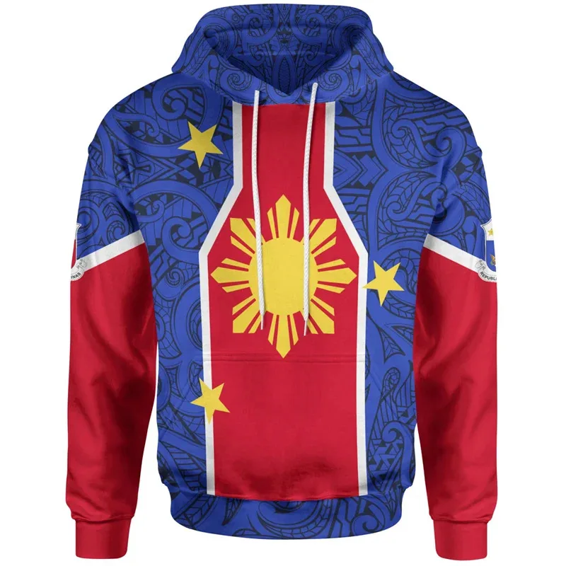 1 pièce personnalisé votre image 3D imprimé Philippines Philippines tatouage polynésien Lapu Lapu soleil Tribal sweats à capuche pour hommes enfants mode