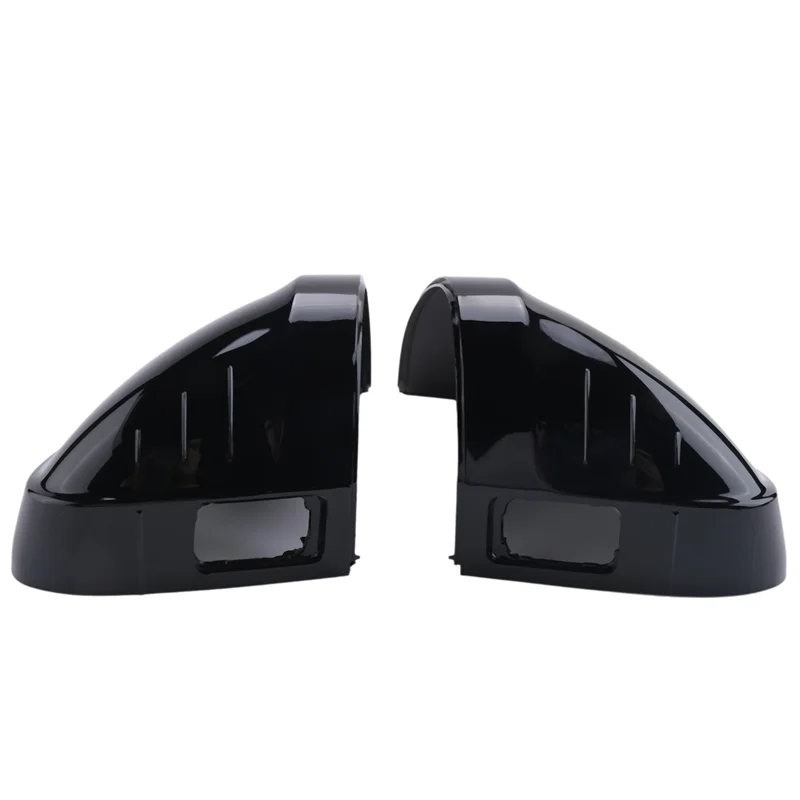 

Car Bright Black Rear Mirror Cover Shell Cap With Auxiliary Hole Replacement Parts For A4L B9 2017-2021 8W0857527 8W0857528