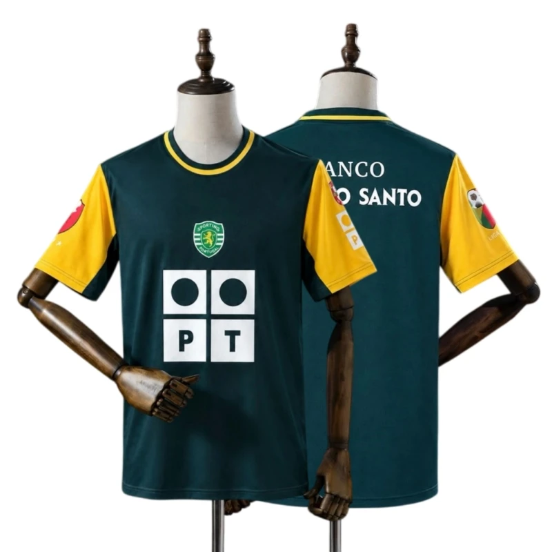 Sportliches Retro-Fußballtrikot für Herren und Damen, Kurzarm-Polo, Fußballshirt, Oversized Streetwear, Vintage Match Training Sport-T-Shirt – Detail 5