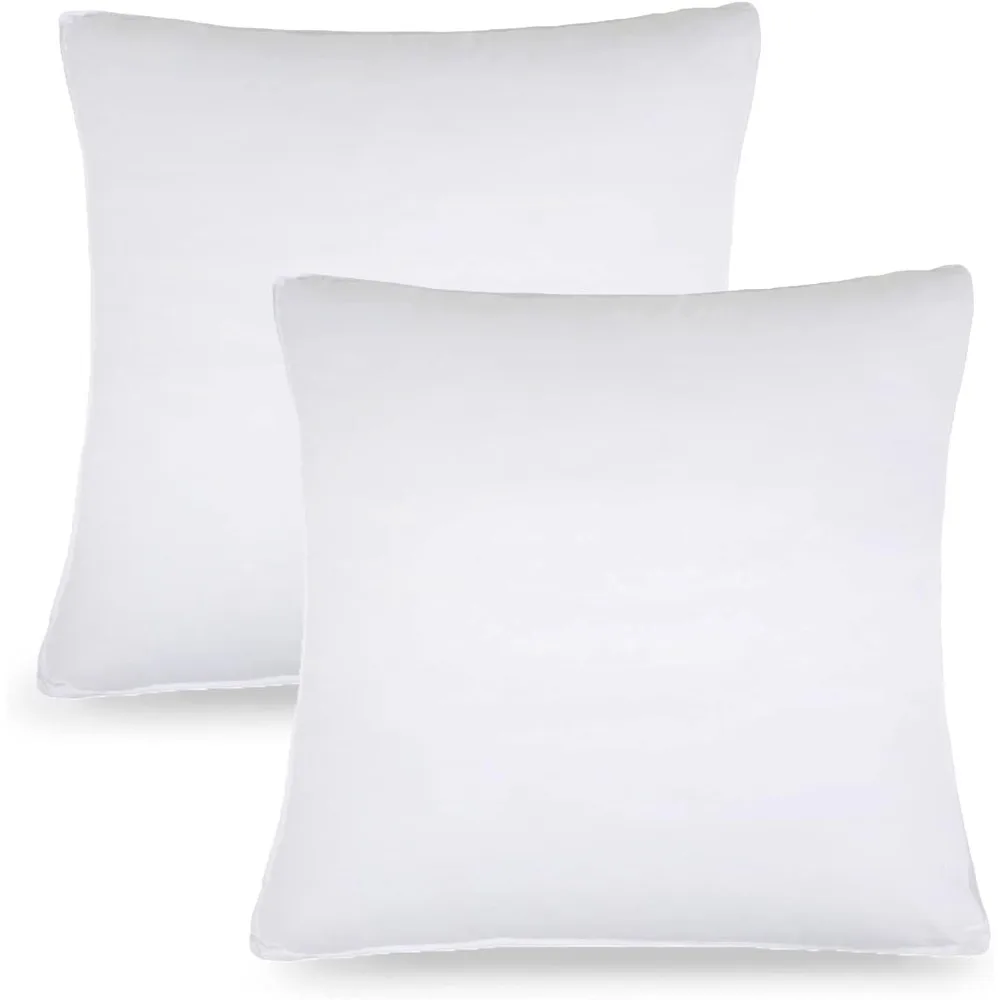 

vulnerable BNM Throw Pillow Inserts, Extra Support for Side, Back, or Stomach Sleepers, Medium Weight Basics, Fluffy