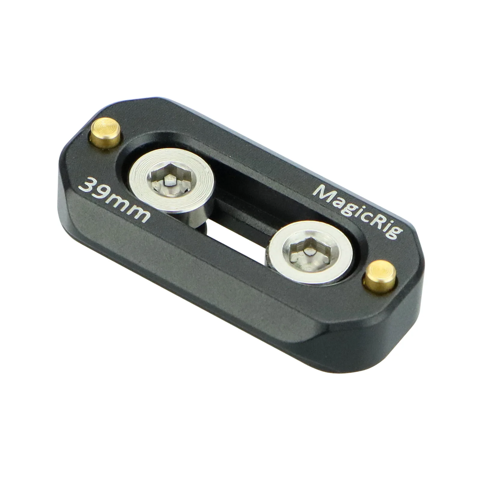 MAGICRIG Universele Quick Release Safety NATO Rail (50 mm) met 1/4 "-20 en 3/8" ARRI-type schroeven voor camerakooi / NATO-accessoires