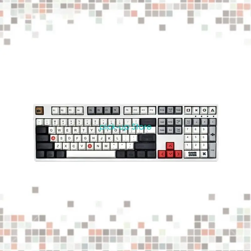 

Q5WA Keycap Сублимационный вишневый профиль Механическая клавиатура PBT Keycap 108 клавиш/комплект