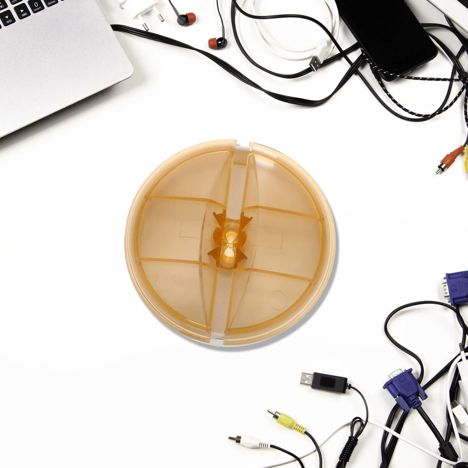

Cable Manager Wire Organizer Charging Cord Holder Headphone Portable Winder Management Earphone Organiser Plastic for Storage