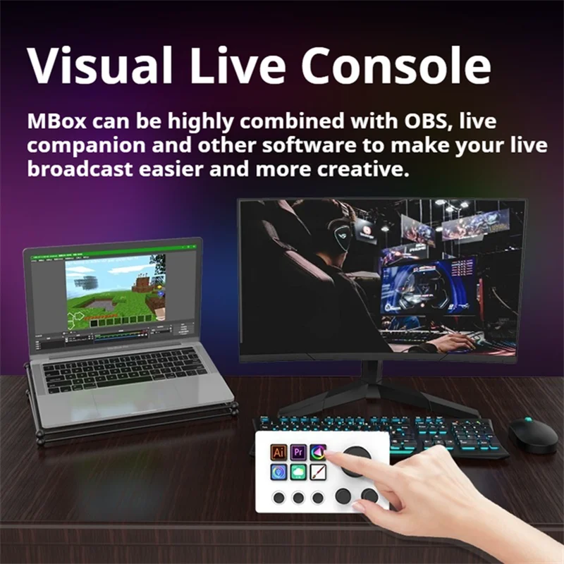 Imagem -05 - Streamdeck Live Content Creation Controller Edição Global Stream Deck Lcd Botão de Teclado Visual Personalizado para Win Mac Mirabox-n3