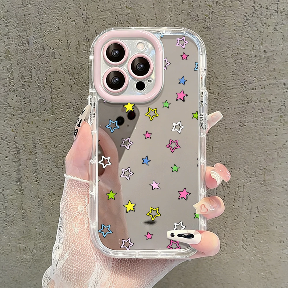 Ölgemälde Rosa Blumen Luftkissen Spiegel Handyhülle für iPhone 17 15 14 16 Pro Max 13 12 11 Pro X XR XS 7 8 Plus 17Air Cover – Detail 6