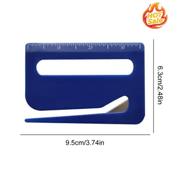 帶尺信封刀/信件刀/便攜式郵件刀,可整齊無損地打開包裹,適用於家庭和辦公室 10 最佳銷售 信封開啟器 - №8