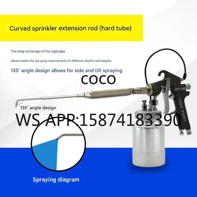 Car Sheet Metal Anti-Rust Spray Gun, Multifunctional Cavity Wax Injection Gun, Anti-Corrosion Coating Spraying Equipment