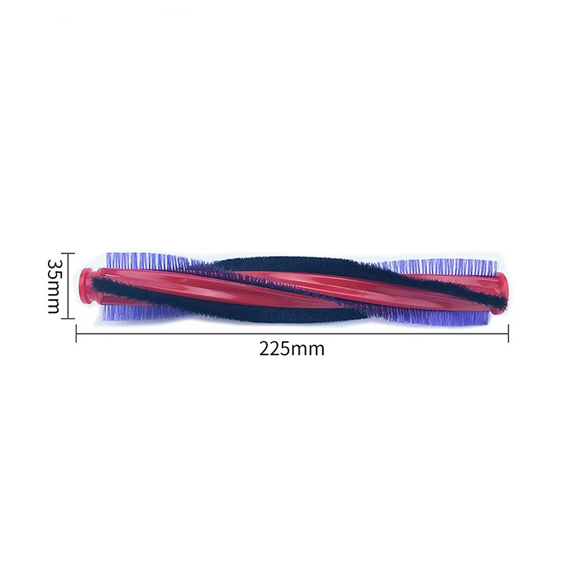 1pc 185mm/225mm barra de escova barra de rolo para dyson v6 dc59 dc62 sv03 sv073 série aspirador peças