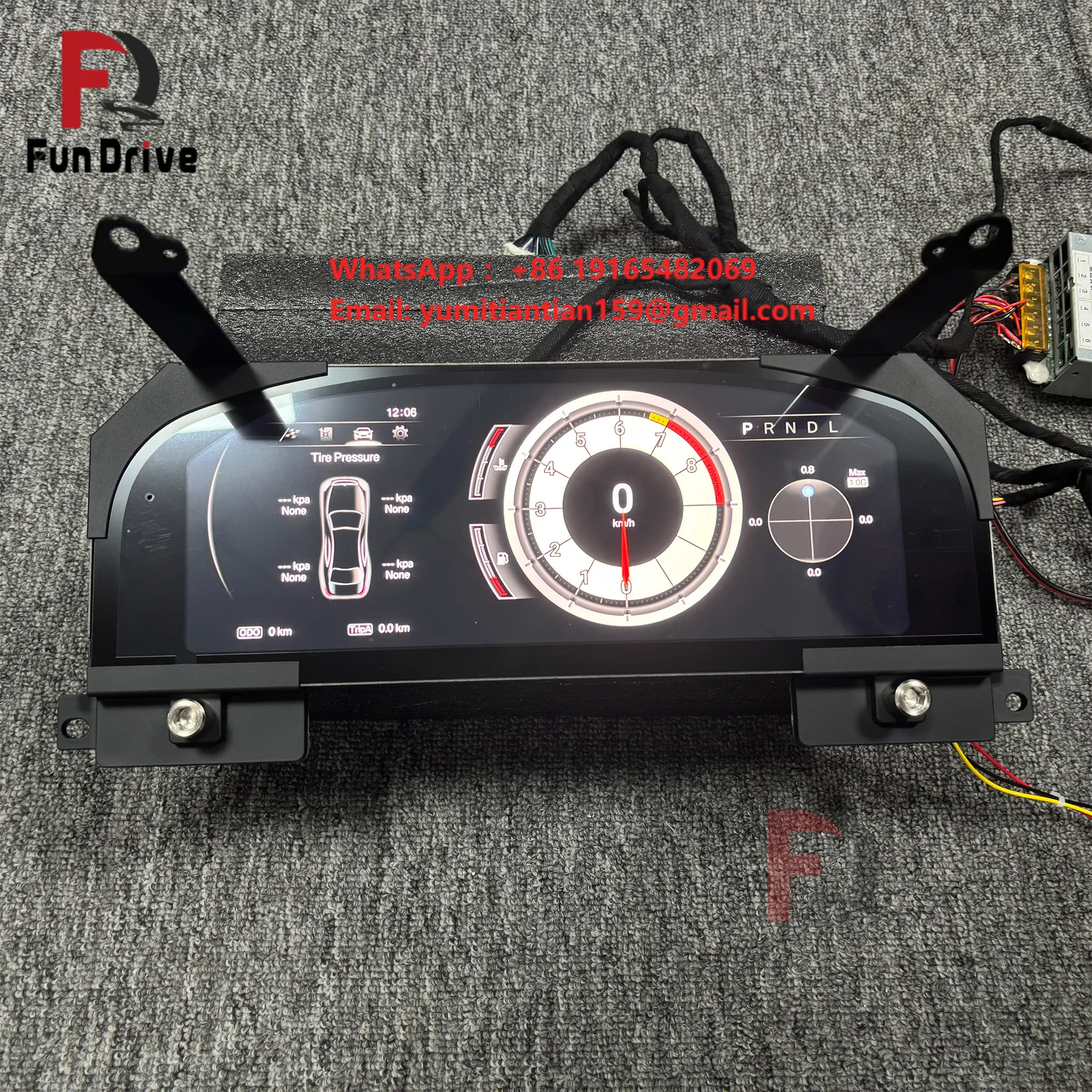 Car Interior Modified to Yota Land Cruiser Liquid Crystal Instrumentation LC79 LC70 LC76 Car LCD Cluster Digital Dashboard Panel