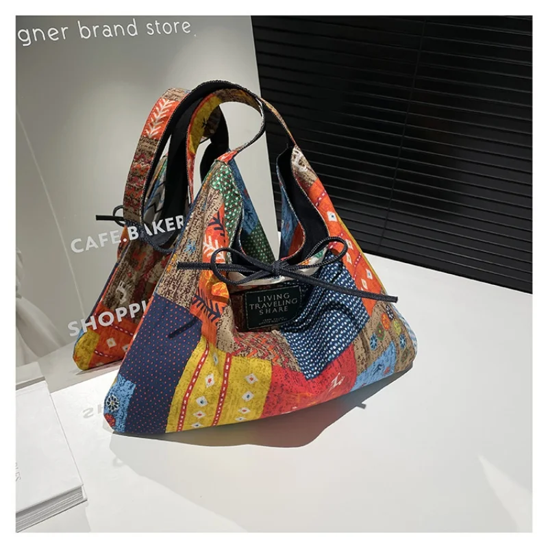 

Новинка 2025 года, повседневная парусиновая сумка, большая легкая сумка через плечо Capaci для женщин, дорожная сумка на одно плечо