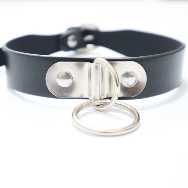 SM جرس طوق مع المقود بولي Leather الجلود المختنق للأزواج الخاضع التدريب BDSM والعتاد Petplay الوثن لعبة النساء الجنس التبعي