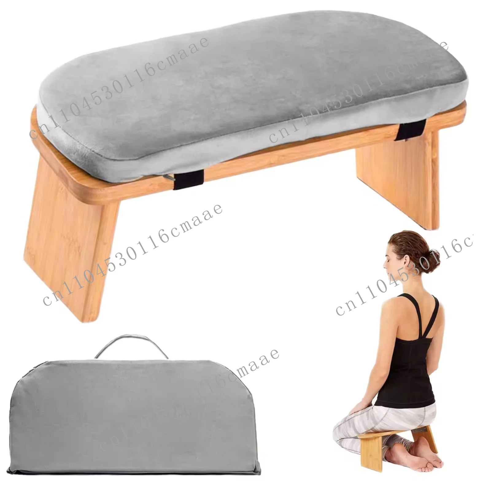 Soft and comfortable cotton seat cushion breathable relaxation practice room kneeling yoga sitting posture folding