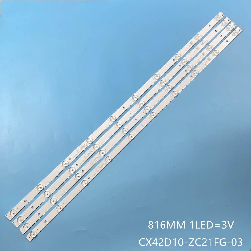 LED Backlight strip 10leds For V420HJ2-P01 DEXP F42C7000E DOFFLER 42CF19-T2 CX42D10-ZC21FG-03 CX416M03 CX420DLEDM LE-4219H