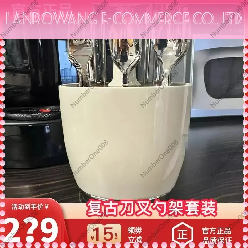 Kitchen Knife and Fork Holder Household Tableware Storage Rack Cutlery Organizer Desktop Utensil Stand Multifunctional