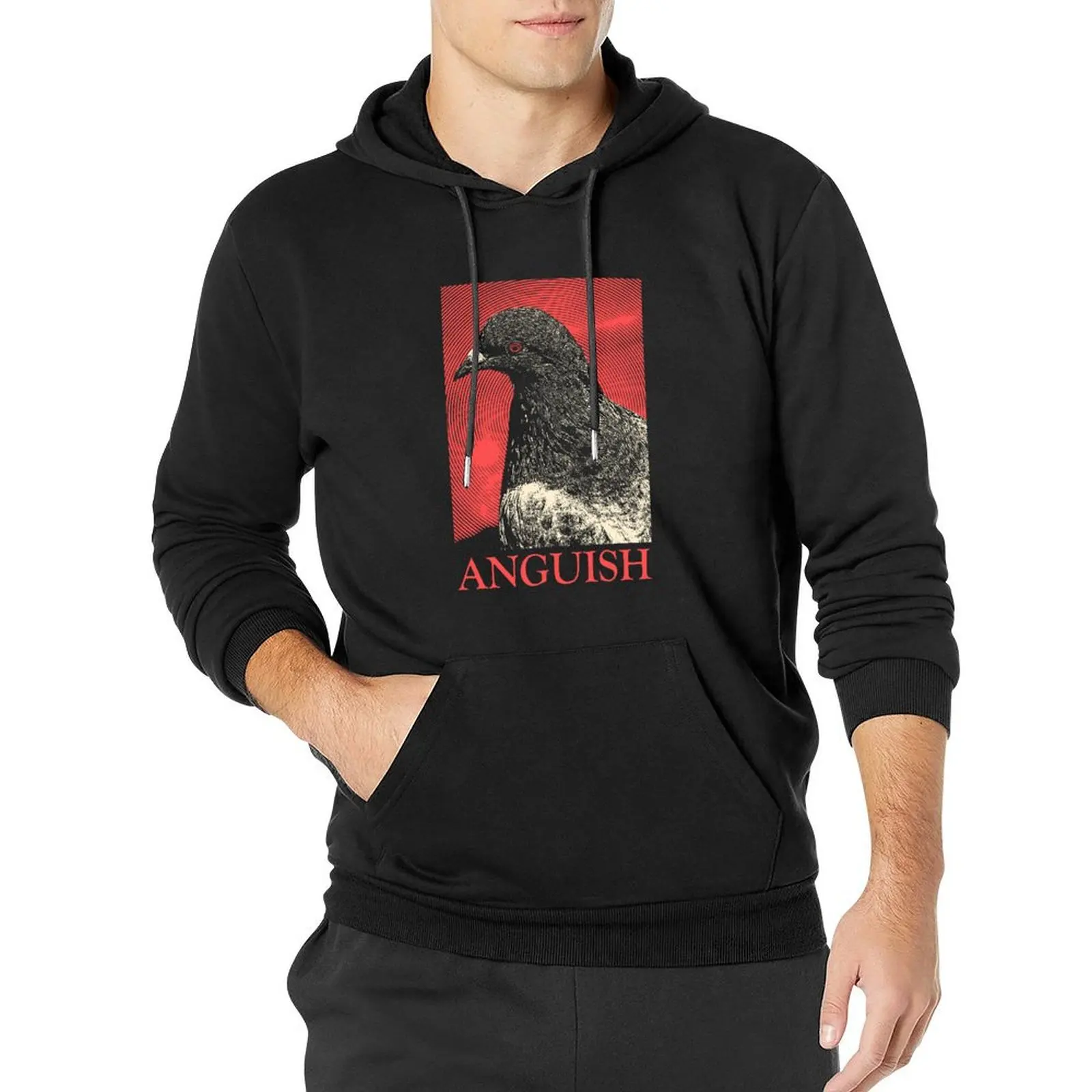 

Anguish Pigeon Pullover Hoodie men's coat mens clothing men's sweat-shirt autumn hoodie