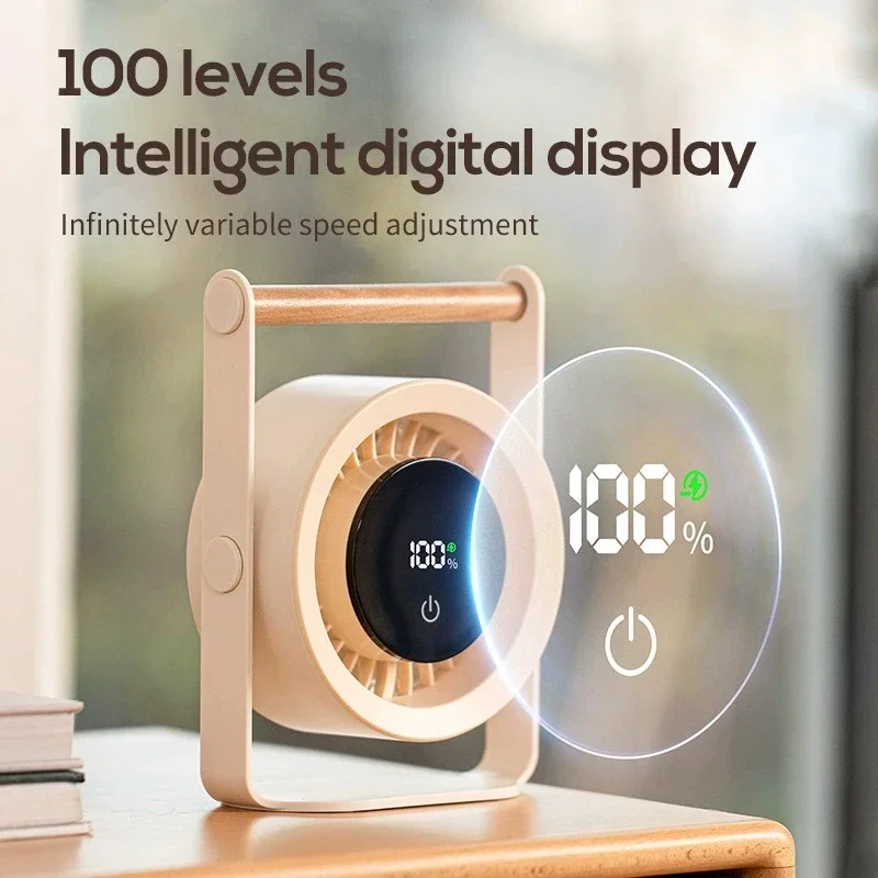 2025 مروحة طاولة USB صغيرة 4 سرعات مروحة تبريد طاولة سطح المكتب المحمولة مدعومة من USB الرياح القوية