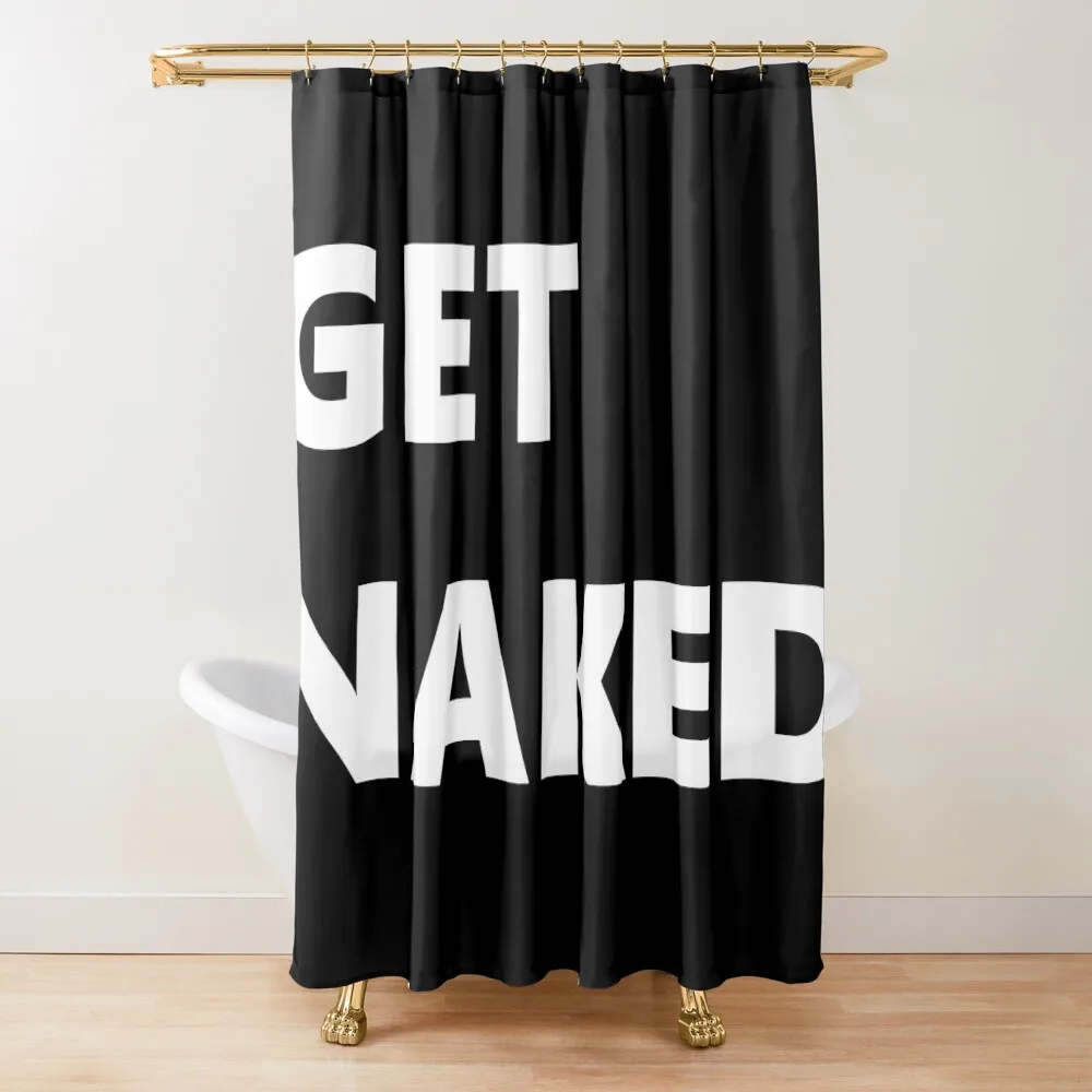 

Get Naked Shower Curtain Anti-Mold Waterproof Shower Cover Window Bathroom Fabric Curtain