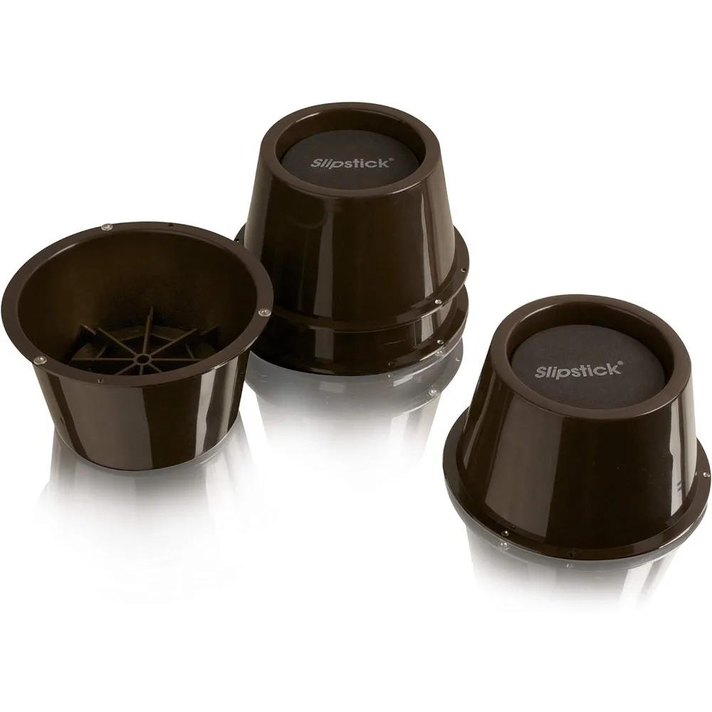 

2 Inch Lift Furniture Risers / Bed Risers, Adds 2 Height to Heavy Furniture or Beds (Set of 4) Supports 2,000 lb