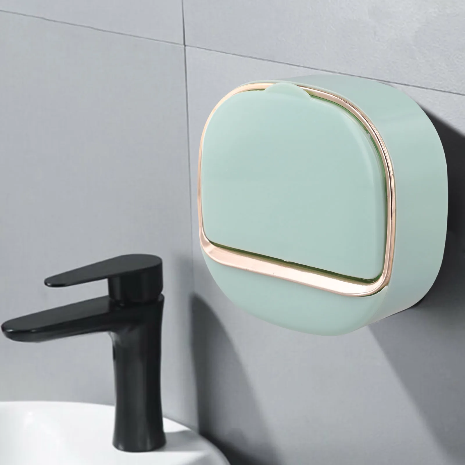 1Pc Drainage Soap Storage Soap Holder Home Organization 11.3x4.5x11.4cm Drainage Soap Box Holder Built-in Drainage System