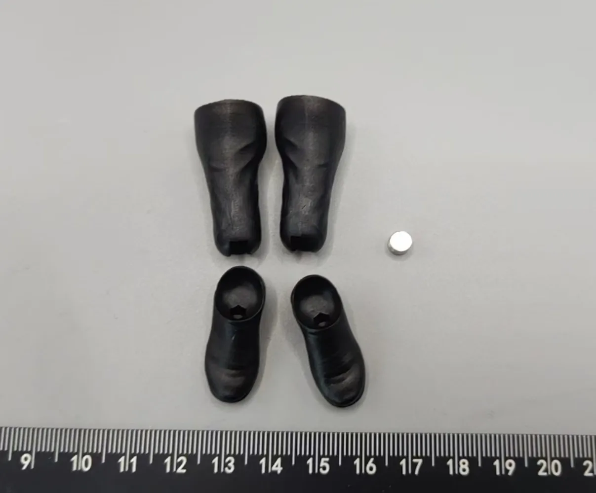 نموذج أحذية مسطحة بمقياس 1/12 لألعاب Gwtoys مقاس 6 بوصات #2