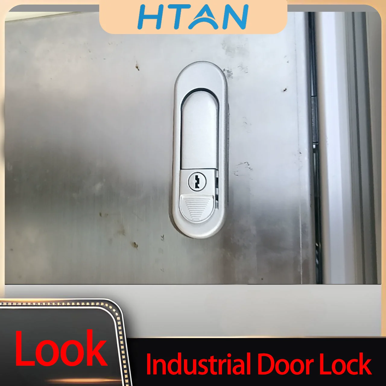 

(2 шт.) Замок с плоской ручкой из цинкового сплава для промышленных электрических шкафов, автоматического оборудования, поворотный замок