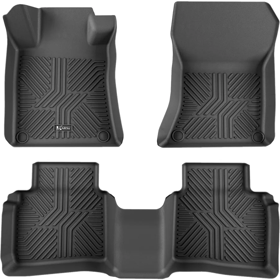

Heavy Duty AllWeather Floor Liners for Nissan Altima 20192024 2025 Front and Second Row TPE Rubber Material with AntiSlip Desig