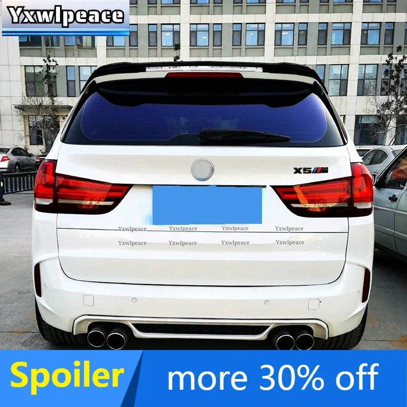 

Спойлер на крышу для BMW X5 F15 2014 2015 2016 2017 2018, ABS глянцевый черный/углеродное волокно, задний багажник, крыло, комплект кузова, аксессуары