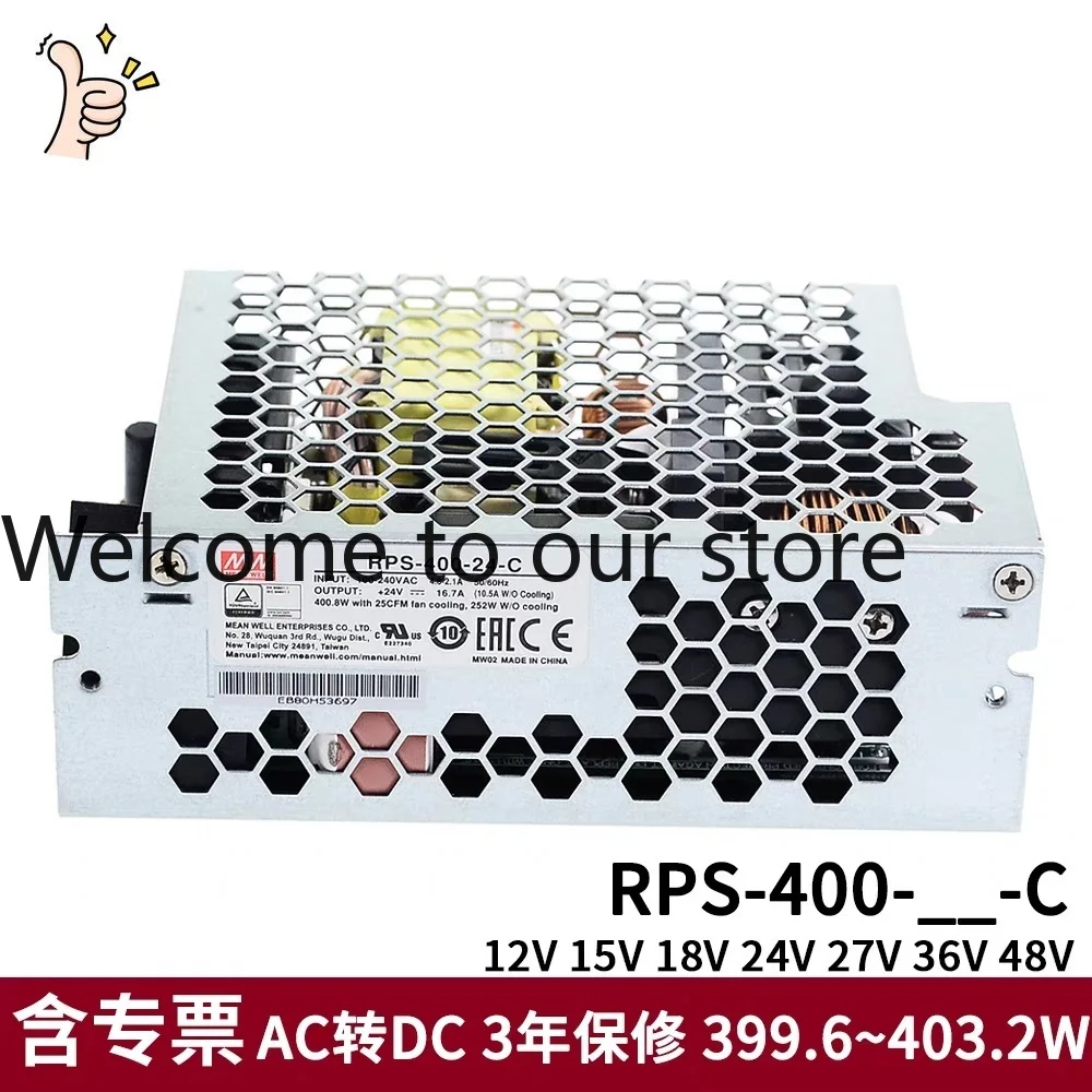 2026Taiwan Province Mingwei Switching Power Supply RPS-400-24-C/SF/TF DC Power Supply 400W24V16A