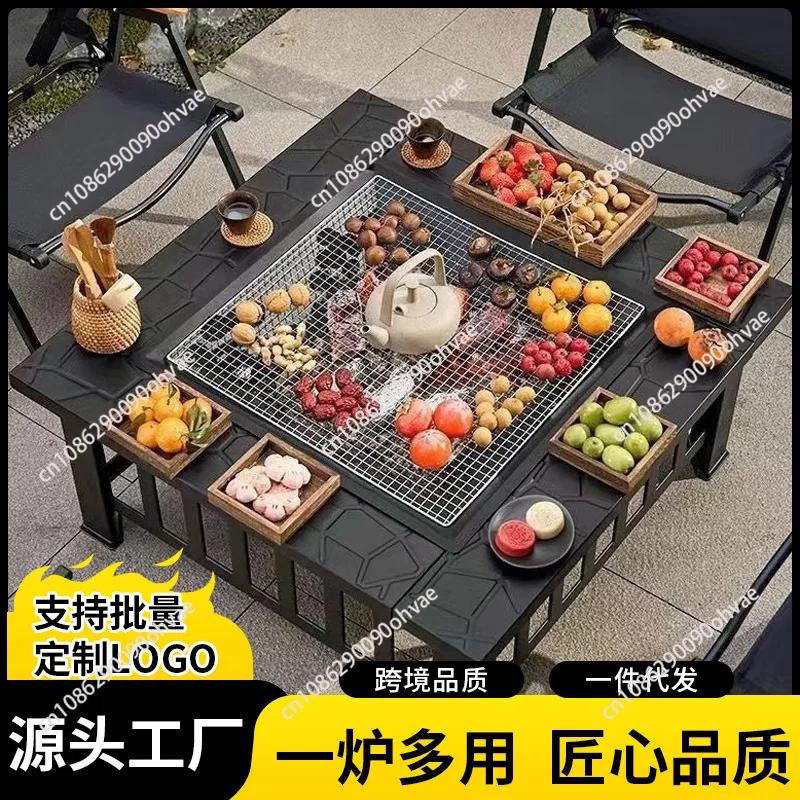 

Stove for making tea in the surrounding stove Full set BBQ Outdoor courtyard Square stove