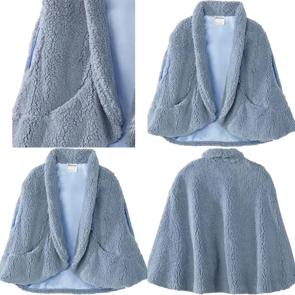 

Роскошная плюшевая женская шаль