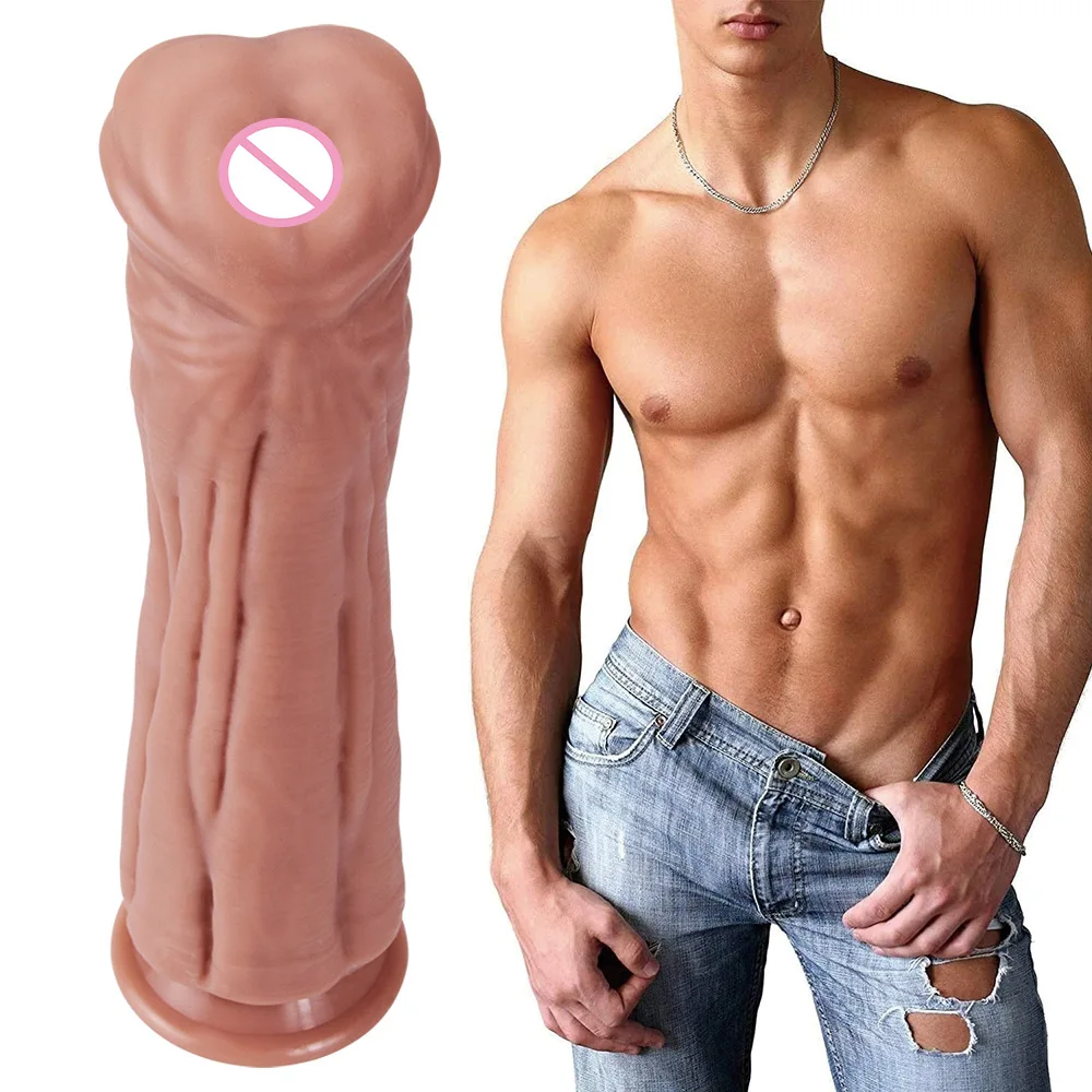 30cm Huge Animal Dildos Horse Stick with Suction Cup Soft Penis Silicone Dildo Big Butt for Women Sm Adult Product Toys