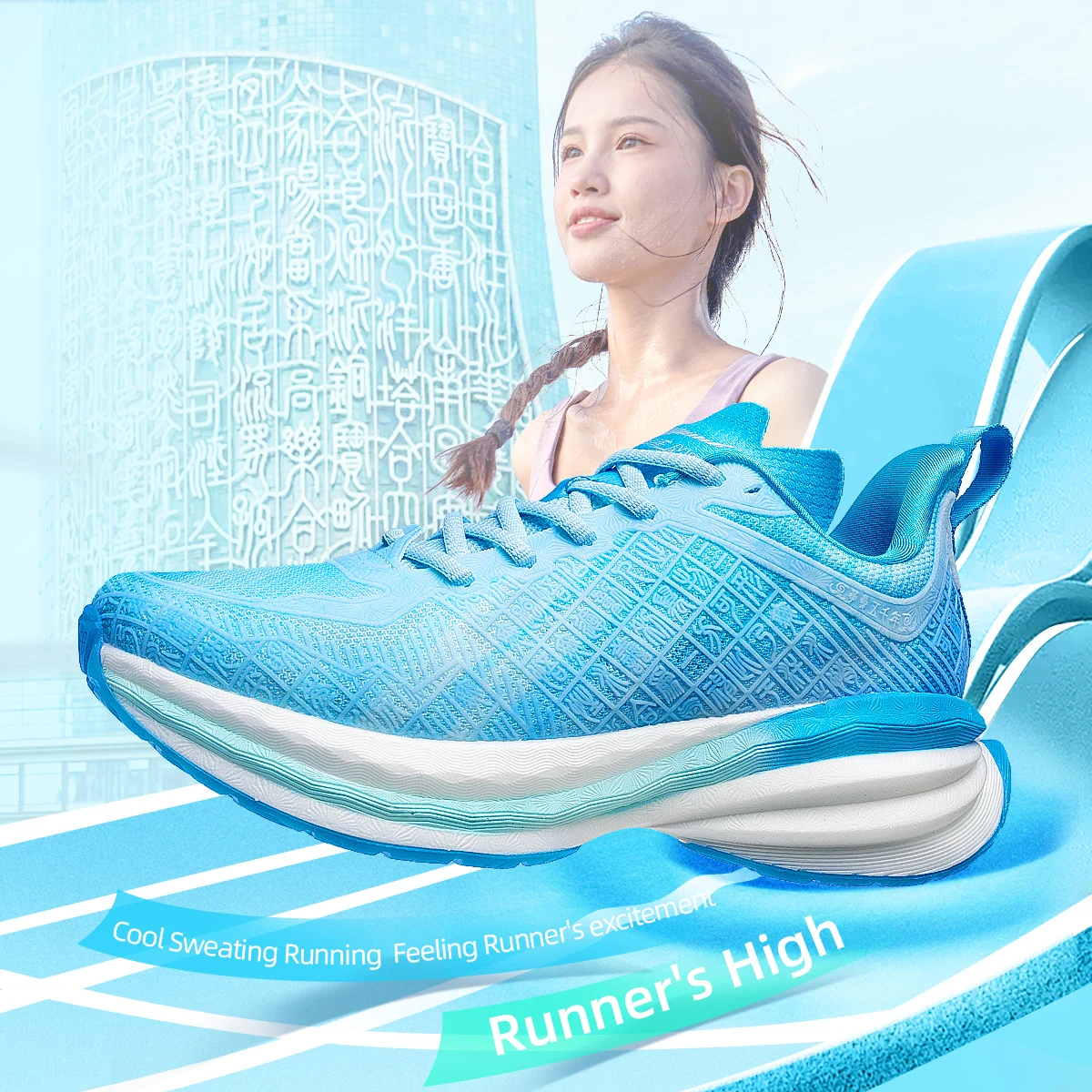 ONEMIX 2024 Chinese Sports Shoes New Shock-absorbent Men Running Shoes Non-slip Breathable Lightweight Outdoor Women Sneaker