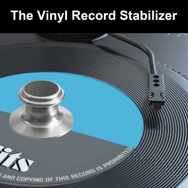 ADWE Record Pressure Control Disc Weight Stabilizers for Record Player Improve Sound Quality and Reduce Vibrations